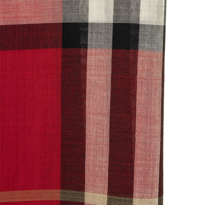 Image 4 of BURBERRY MUFFLER 8015404BMR Tartan wool and silk blend scarf