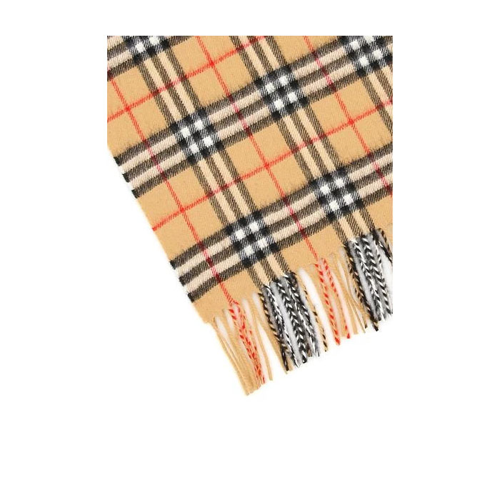 Image 5 of BURBERRY MUFFLER CASHMERE SCARF 4073122 ANTIQUE YELLOW