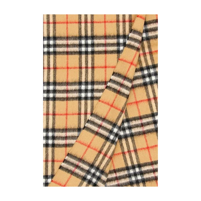 Image 4 of BURBERRY MUFFLER CASHMERE SCARF 4073122 ANTIQUE YELLOW