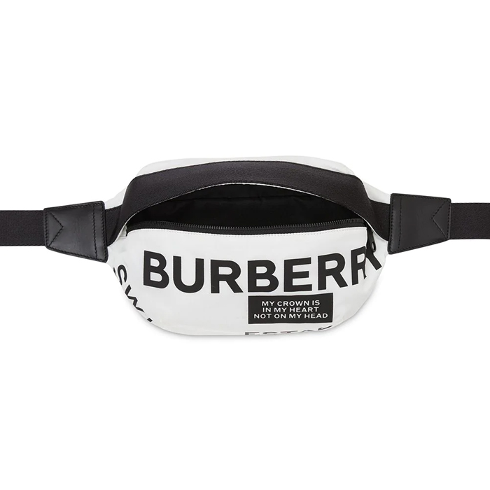 Image 3 of BURBERRY BAG 8015143WHIT Medium Logo Print Bum Bag