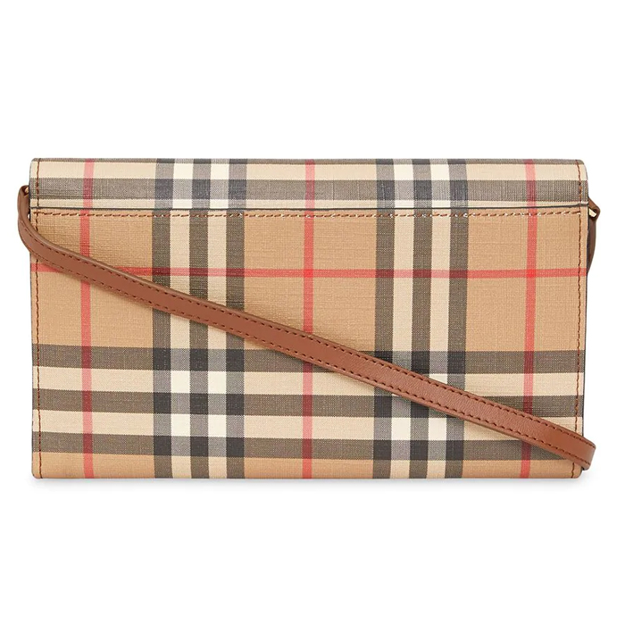 Image 3 of BURBERRY BAG 8015350MABR Vintage Check Wallet with Detachable Strap