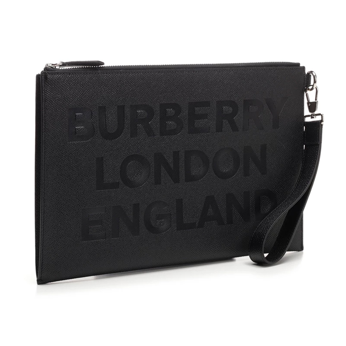 Image 3 of BURBERRY BAG 8014684BLK Printed Zipped Clutch Bag