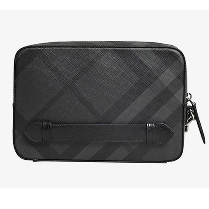 Image 6 of バーバリーバッグ 4056426CHBL Leather-trimmed London Check Pouch