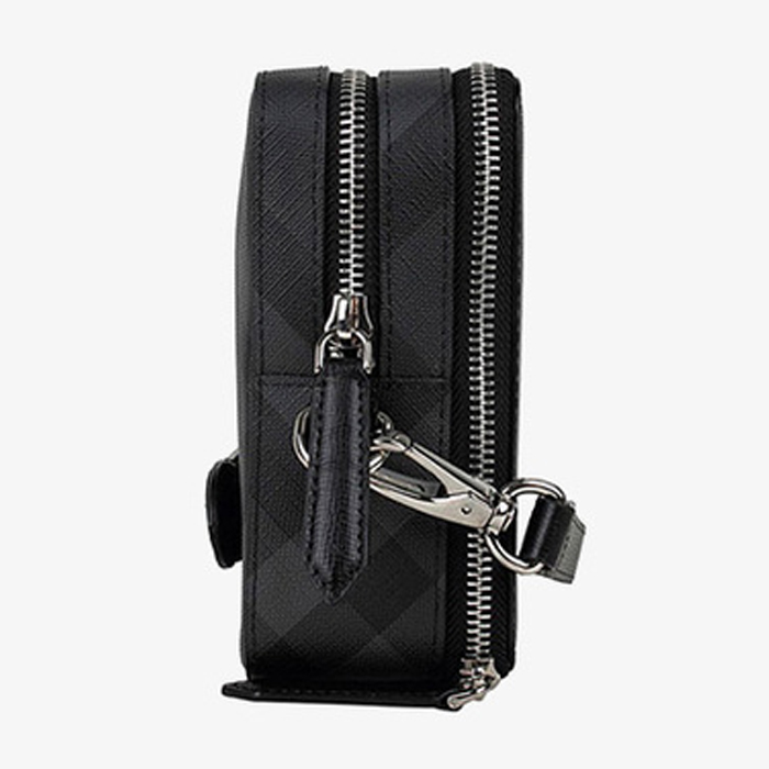 Image 4 of バーバリーバッグ 4056426CHBL Leather-trimmed London Check Pouch