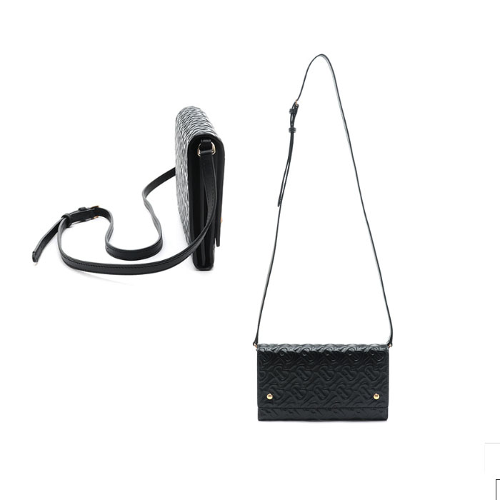 Image 5 of バーバリーバッグ 8010480 BLACK Elegant Style Shoulder Bag