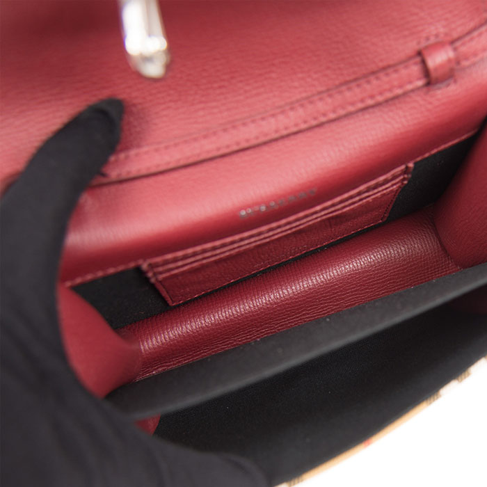 Image 6 of バーバリーバッグ 4079967 CRIMSON LL BABY MACKEN RED Shoulder Bag