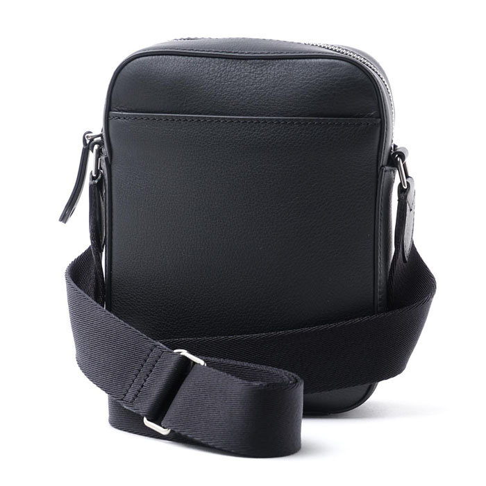 Image 4 of バーバリーバッグ 8005196 Black Small emboss emblem synthetic leather body bag