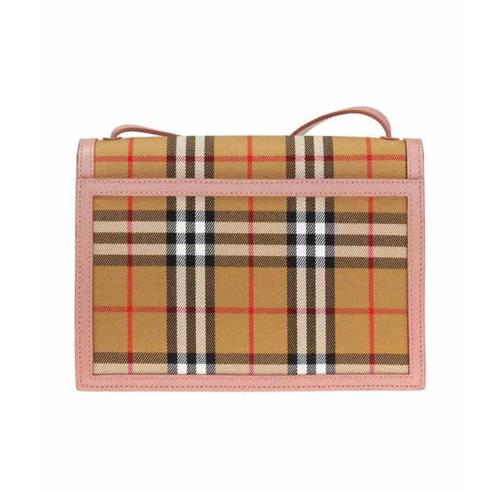 Image 4 of バーバリーバッグ 8006360 A1424 ASH ROSE Macken Vintage check and leather small bag