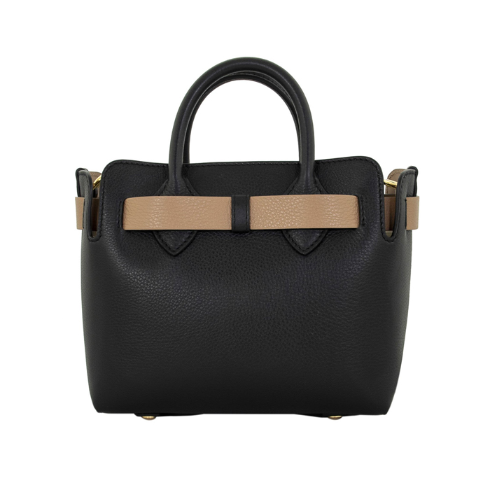 Image 3 of バーバリーバッグ 8009566BLK The Belt Bag black leather mini bag