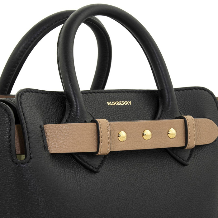 Image 4 of バーバリーバッグ 8009566BLK The Belt Bag black leather mini bag