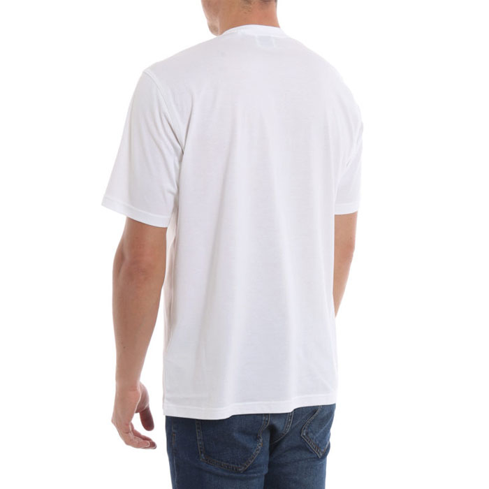 Image 4 of バーバリーメンズTシャツ 8009495 White Letchford finest cotton logo white T-shirt 19FW