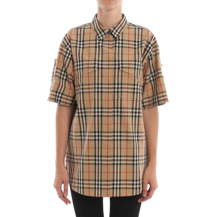 Image 3 of バーバリーレディシャツ Vintage check over shirt 8014223 Archive Beige 19FW