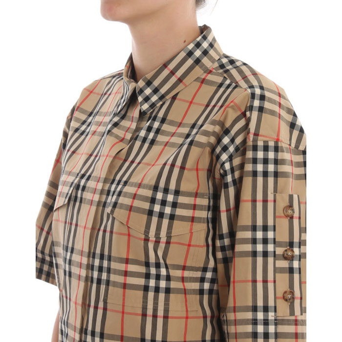 Image 5 of バーバリーレディシャツ Vintage check over shirt 8014223 Archive Beige 19FW