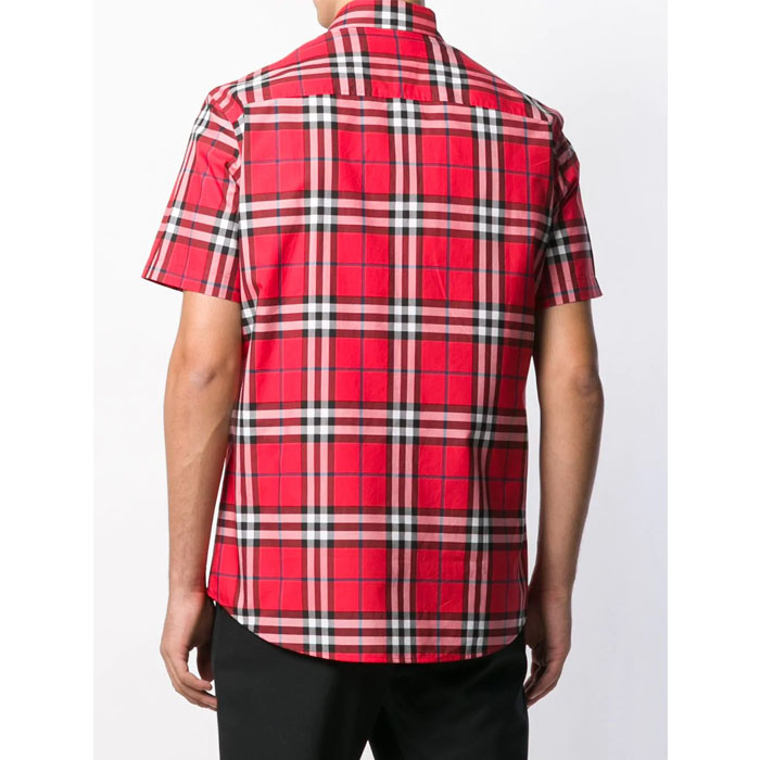 Image 4 of バーバリーメンズシャツ 8020870 BRIC Short Sleeve Check Pattern Shirt