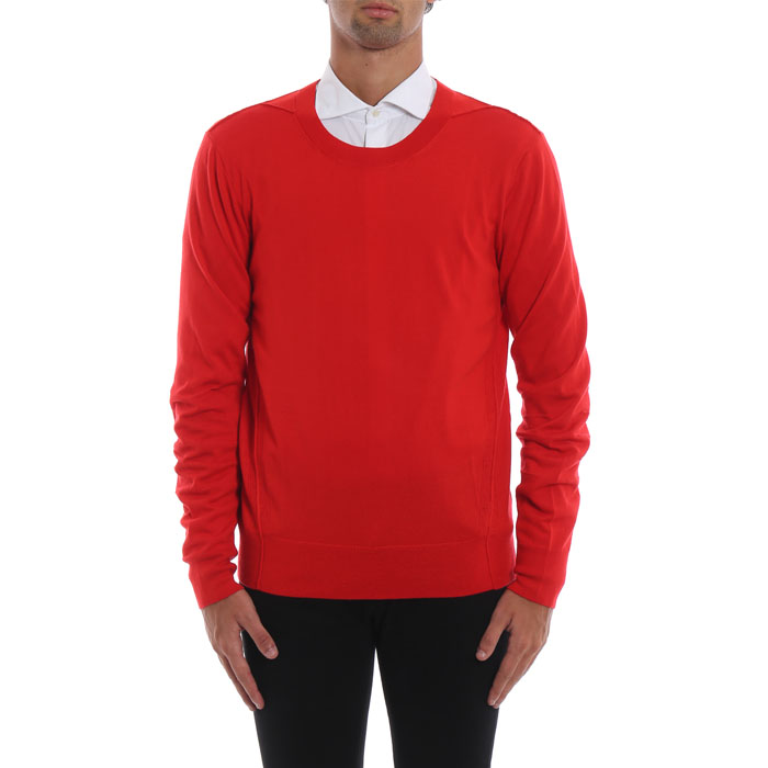 Image 3 of バーバリー メンズ セーター 8001121 Bright red Carter wool sweater 19FW