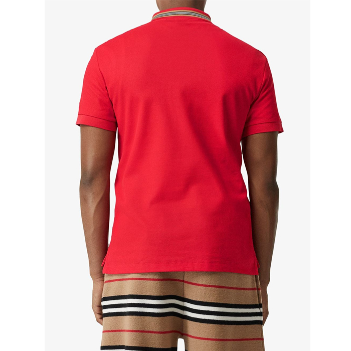 Image 4 of バーバリー メンズ ポロ シャツ 8009281BIRE Icon Stripe Detail Cotton Piqué Polo Shirt