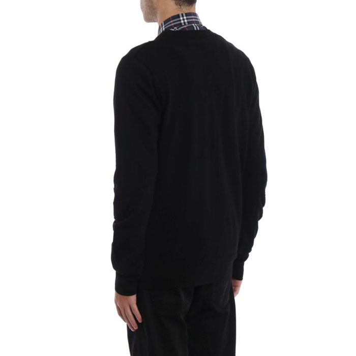 Image 4 of バーバリー メンズ セーター 4061741 Black Carter black wool sweater 19FW