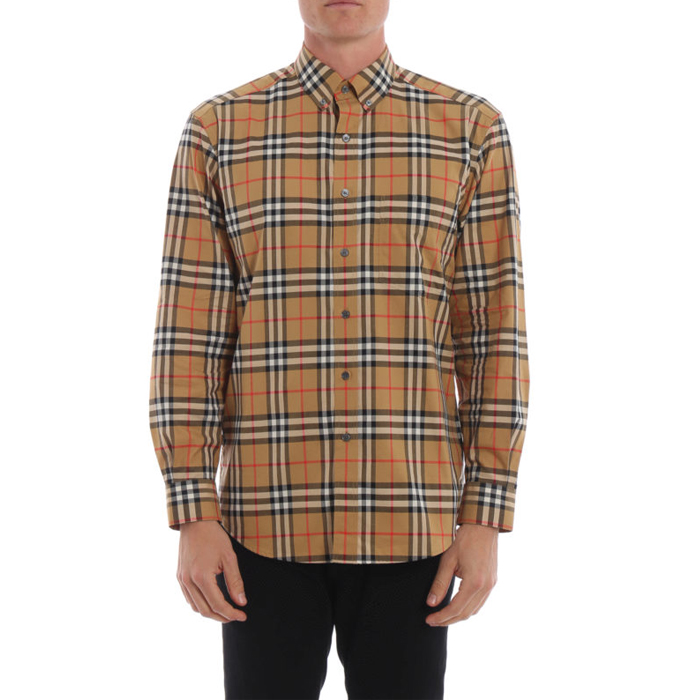 Image 3 of バーバリー メンズ シャツ 8001236AYIC Jameson b/d collar Vintage check shirt
