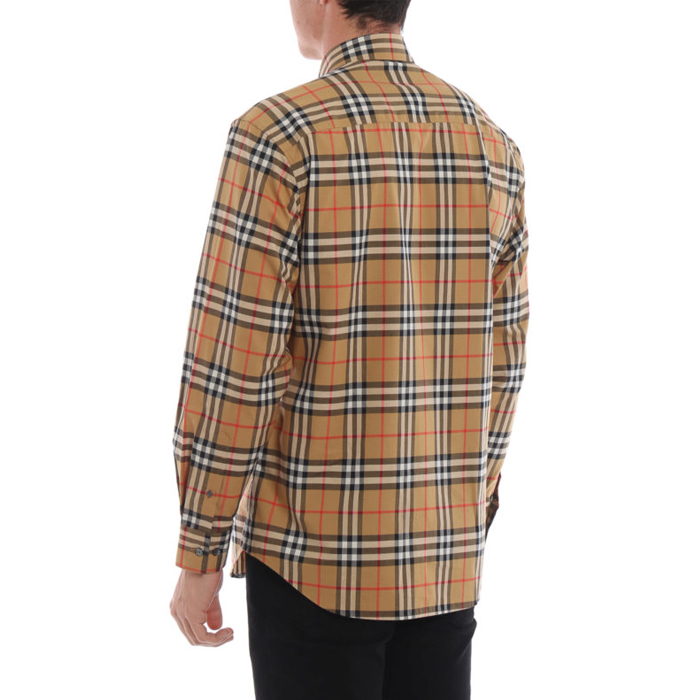 Image 4 of バーバリー メンズ シャツ 8001236AYIC Jameson b/d collar Vintage check shirt