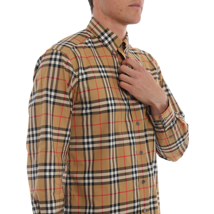 Image 5 of バーバリー メンズ シャツ 8001236AYIC Jameson b/d collar Vintage check shirt