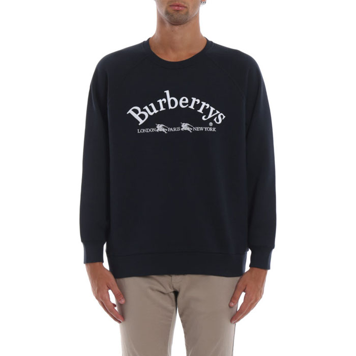 Image 3 of バーバリー メンズ スウェット シャツ 8003016 Navy Battarni Burberrys embroidery navy sweatshirt 19FW