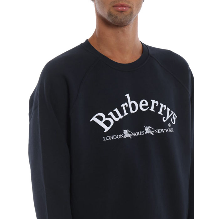 Image 5 of バーバリー メンズ スウェット シャツ 8003016 Navy Battarni Burberrys embroidery navy sweatshirt 19FW
