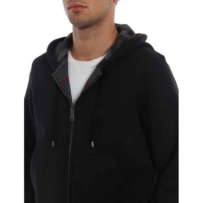 Image 5 of バーバリー メンズ スポーツ ジャケット 4061799BLK Fordson black zipped hoodie