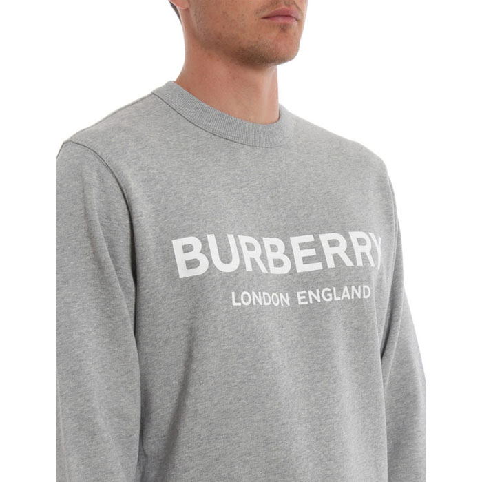 Image 5 of バーバリー メンズ スウェット シャツ 8009505 Pale Grey Melange Lanslow logo sweatshirt 19FW