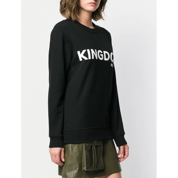 Image 3 of バーバリー レディース スウェットシャツ 8010927BLK Kingdom print sweatshirt