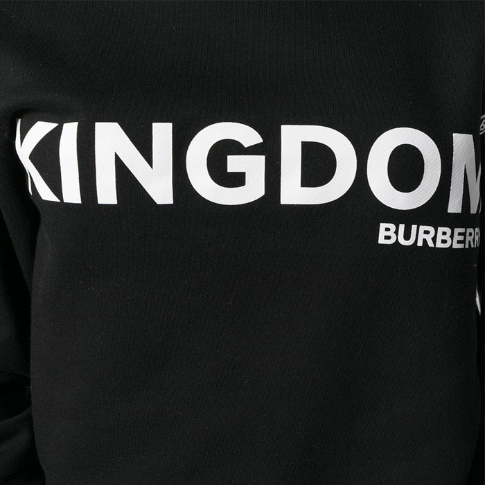 Image 5 of バーバリー レディース スウェットシャツ 8010927BLK Kingdom print sweatshirt