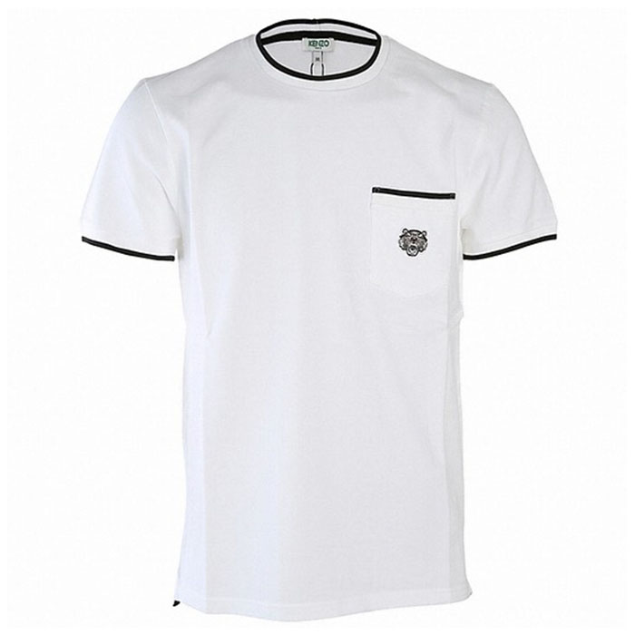 Image 6 of ケンゾーメンズ ホワイトタイガークレストTシャツ 5TS001 4BA 01