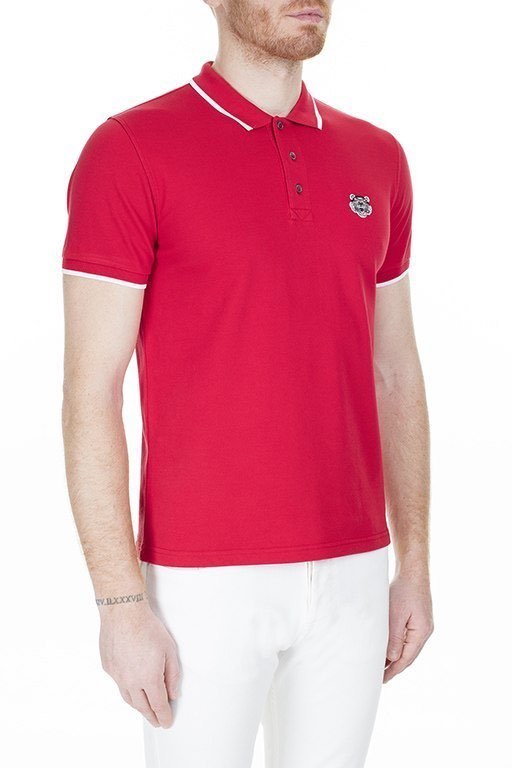 Image 3 of ケンゾー レッドKフィットタイガーポロシャツ 5PO001 4BA 22