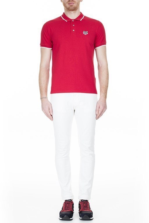 Image 5 of ケンゾー レッドKフィットタイガーポロシャツ 5PO001 4BA 22