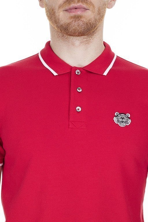 Image 4 of ケンゾー レッドKフィットタイガーポロシャツ 5PO001 4BA 22