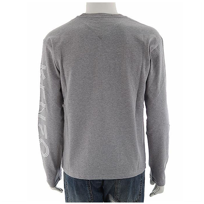 Image 3 of ケンゾー メンズロゴプリント長袖Tシャツ  5TS152 4BD 95