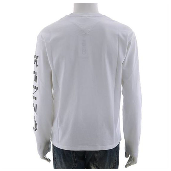 Image 3 of ケンゾー メンズロゴプリント長袖Tシャツ 5TS152 4MD 01
