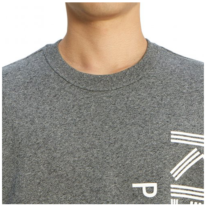 Image 4 of ケンゾー メンズ ホワイトロゴプリントスウェットシャツ  5SW132 4MD 98