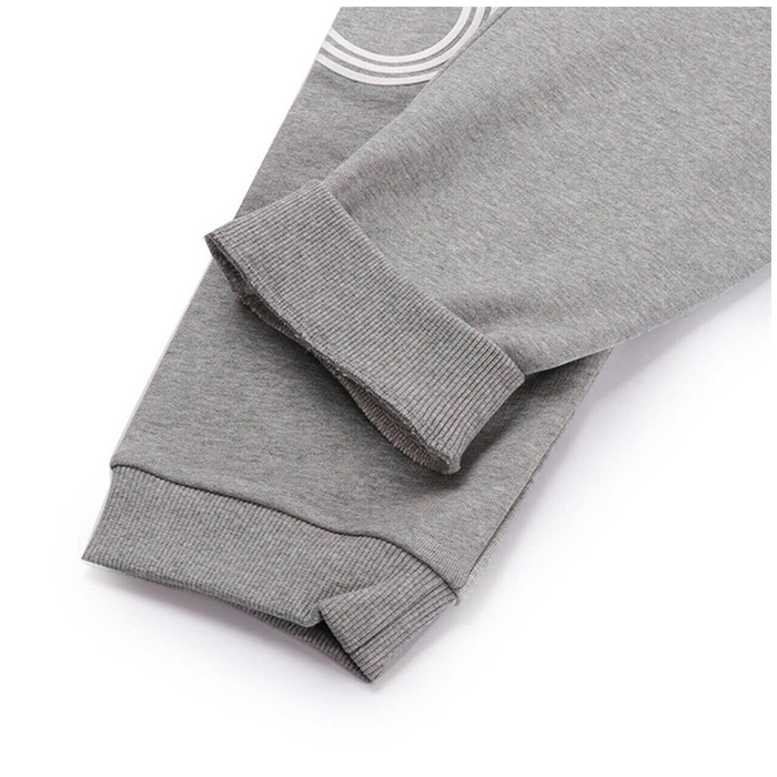 Image 4 of ケンゾー メンズ ロゴ プリント スウェットパンツ 灰色 5PA716 4MD 94