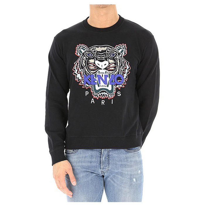 Image 5 of ケンゾーメンズ スウェット トレーナー タイガーロゴ刺繍  5SW001 4XA 99