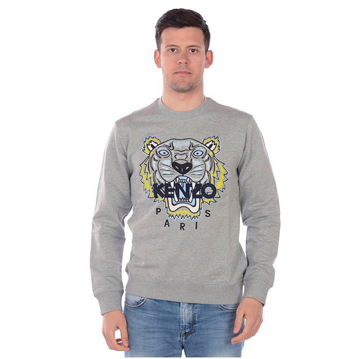 Image 5 of ケンゾーメンズ スウェット トレーナー タイガーロゴ刺繍  5SW001 4XA 94