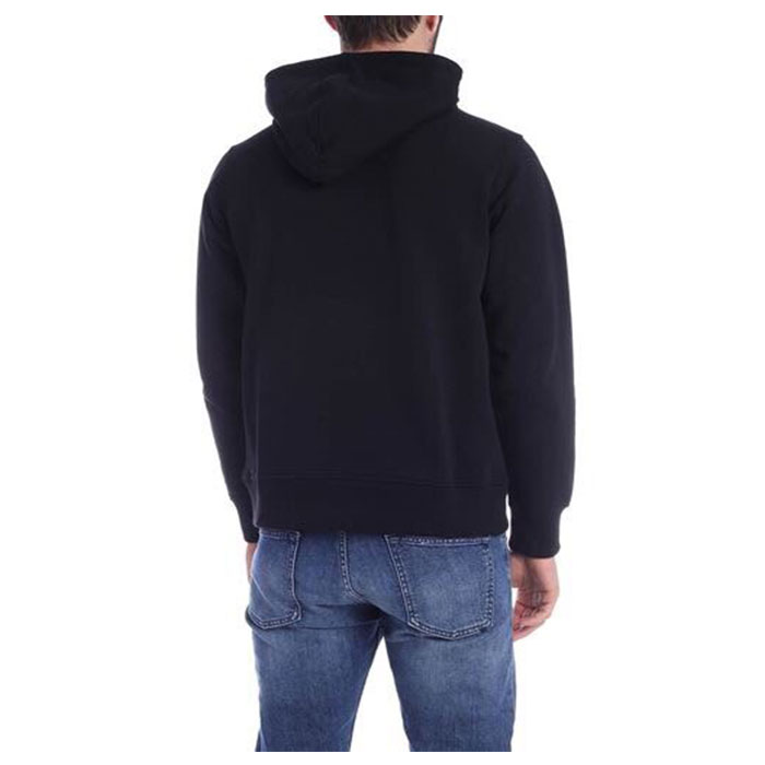 Image 3 of ケンゾー メンズ ホワイトフロントプリントコットンパーカー 5SW165 4ME 99