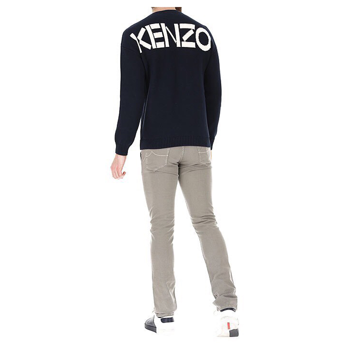 Image 4 of ケンゾー メンズ スポーツクルーネックニットセーター 5PU204 3BA 77
