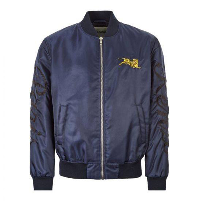 Image 3 of ケンゾーメンズジャンピングタイガーボンバージャケットネイビー5BL191 1NB 76