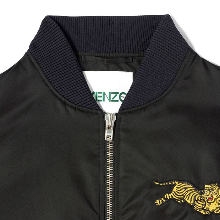 Image 3 of ケンゾーメンズジャンピングタイガーボンバージャケットブラック 5BL191 1NB 99