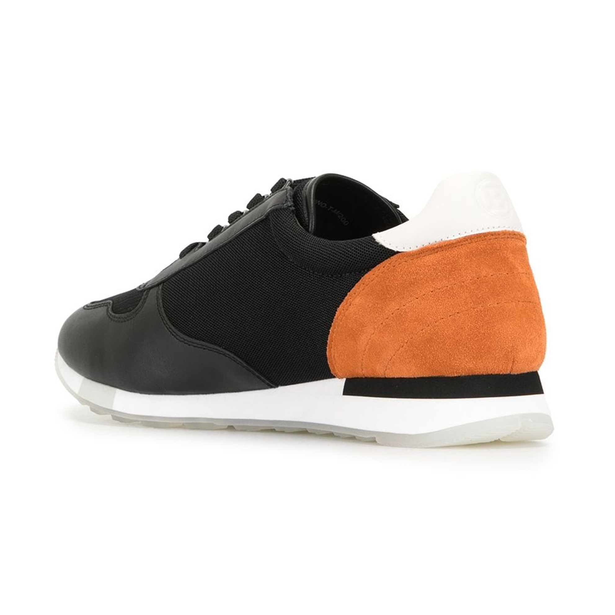 Image 4 of バリーメンズラバーコーティングカーフレザースニーカー 6230997 CP BLK