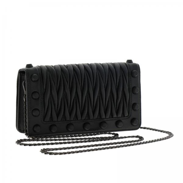 Image 3 of ミュウミュウ バッグ  5DH0442B4CNERO ウィメンズミニバッグコレクションブラックレザー