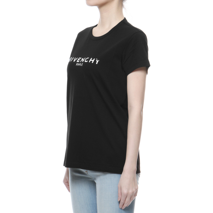 Image 3 of ジバンシィクルーネック 半袖 Tシャツ ロゴ プリント カットソー レディース BW705Z3Z0Y 001