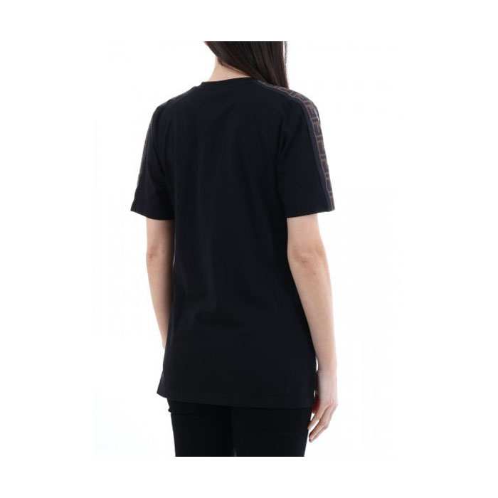 Image 4 of フェンディレディTシャツ FS7088 A5HQ F0GME BLACK