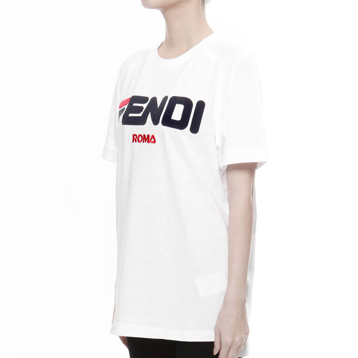 Image 3 of フェンディレディTシャツ FS7074 A5H1 F0ZNM WHITE