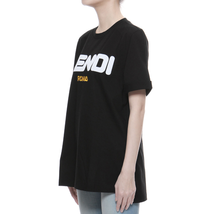 Image 4 of フェンディレディTシャツ  FS7074 A5H1 F0GME BLACK